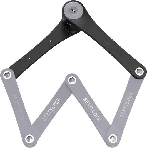 ZIZE Bikes - FoldyLock Compact Folding Bike Lock - Award Winning Patented Lightweight High Security Bicycle Lock - Heavy Duty Anti Theft Smart Secure Guard with Key and Case for Bikes or Scooter - 85 cm