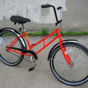 Supersized Newsgirl with High Rise Handlebars red