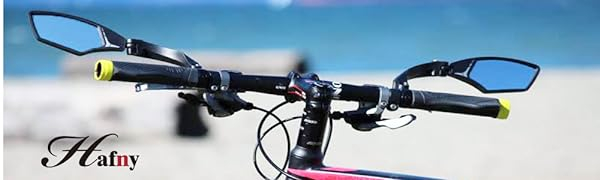 Hafny Handlebar Bike Mirror,Bicycle Mirror,E-bike Mirror, fietsspiegel,Fahrradspiegel,miroir de vélo
