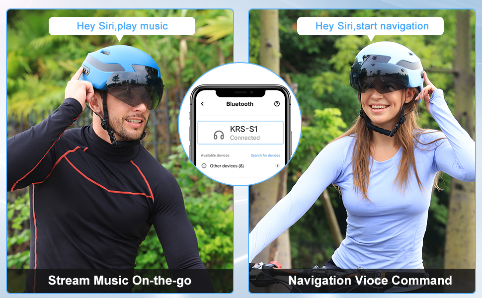Bluetooth bike helmet