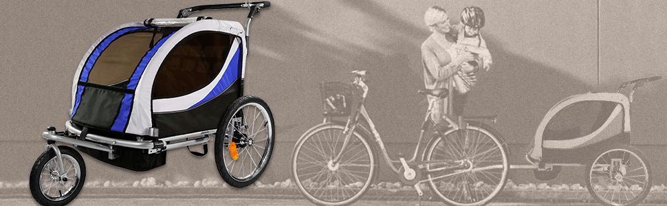 Clevr bike trailer stroller