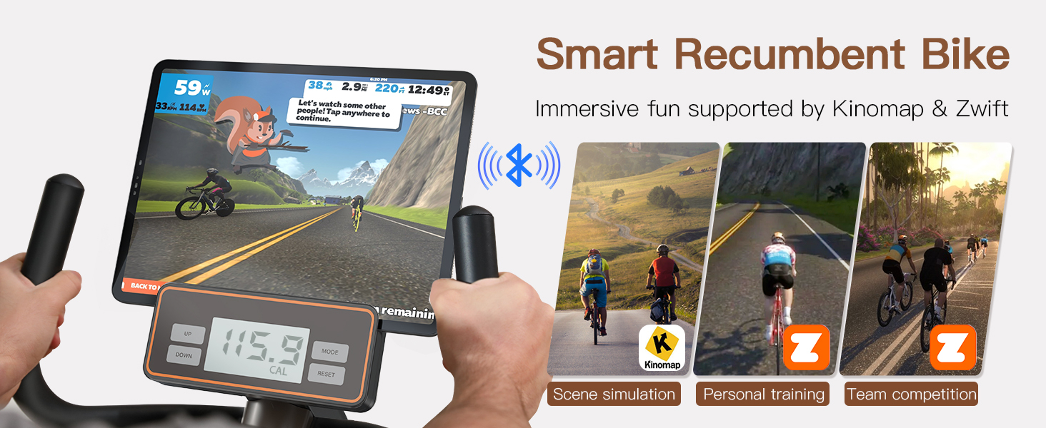 smart recumbent bike