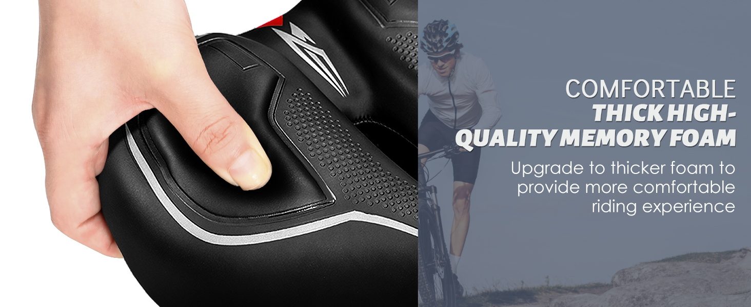 comfortable bike seat