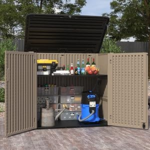 storage shed brown